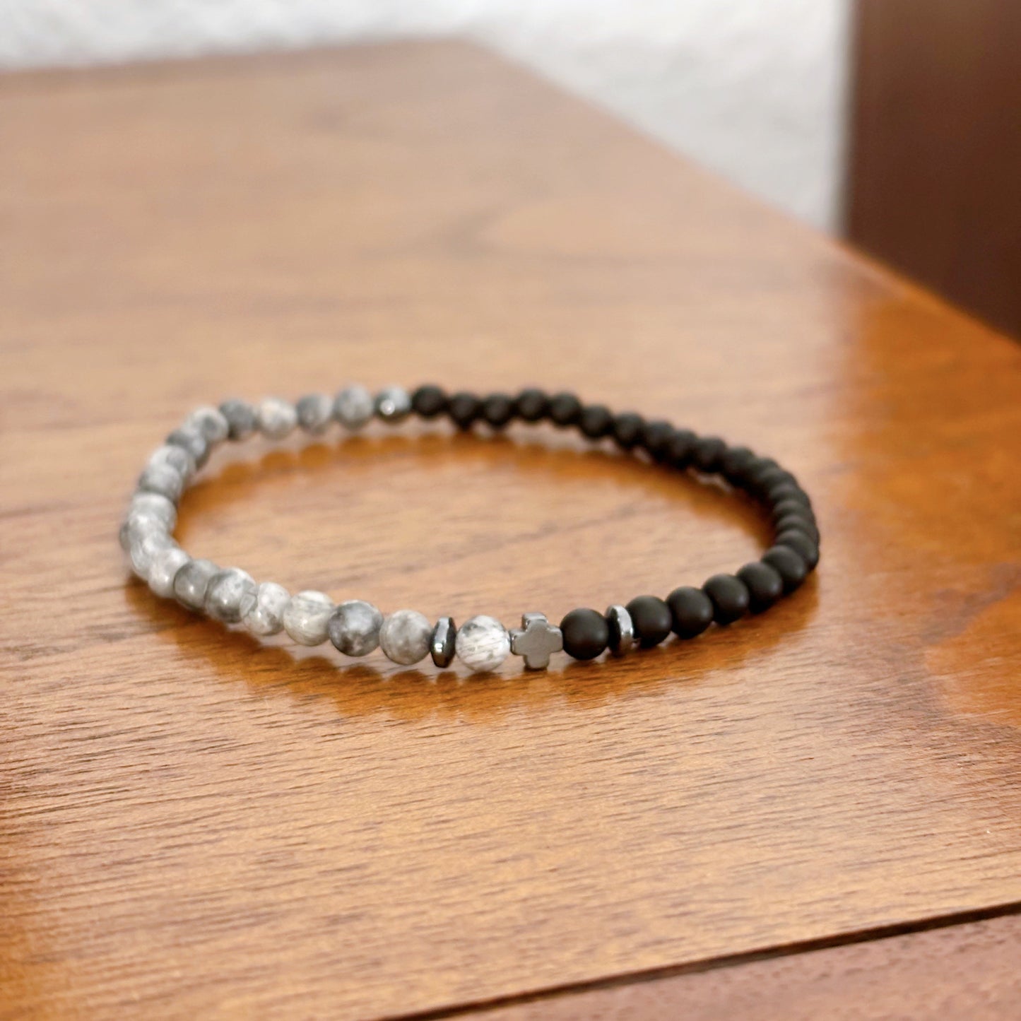 Pulsera Cruz hombre