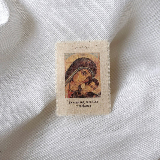Virgen del Camino Neocatecumenal en tela