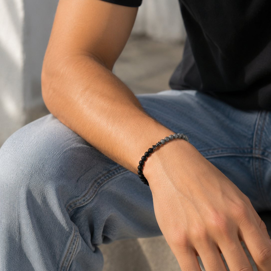 Pulsera Cruz hombre